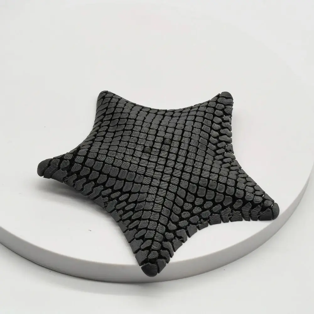 Decorazione colorata stella marina Gradiente articolato Giocattolo stella marina stampato in 3D Giunti mobili multicolori Giocattolo stella marina mobile