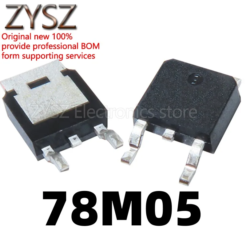 1Pcs Cj 78M05 Patch 7805 Drie-Terminal Gestabiliseerde L78M05CDT Om-252 Sot-252 5V