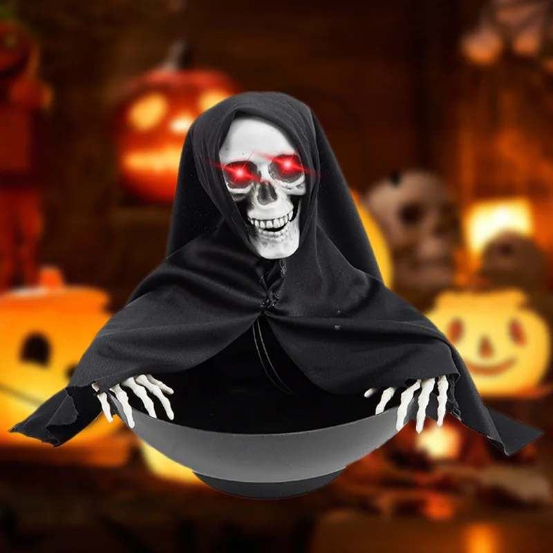 Halloween decorative props witch fruit bowl ghost KTV haunted house atmosphere