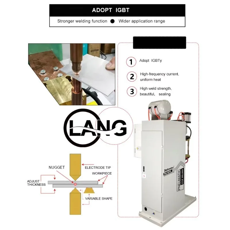 380V Aluminium Spot Welding Equipment  Industrial Intermediate Frequency Welding Equipment  Resistance Welding Machine