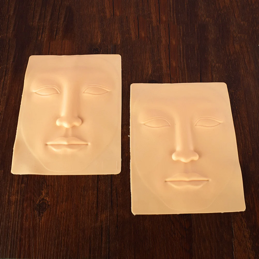 

Практика микроблейдинга для бровей Силиконовая кожа для практики бровей Микроблейдинга и иглы 3D-поддельная кожа