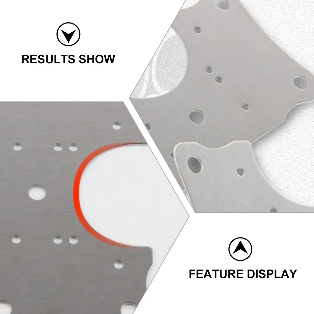 6Pcs Resistant Hinge Repair Plate Stainless Steel For Cabinet Door Repair Kitchen Premium Bracket Anti