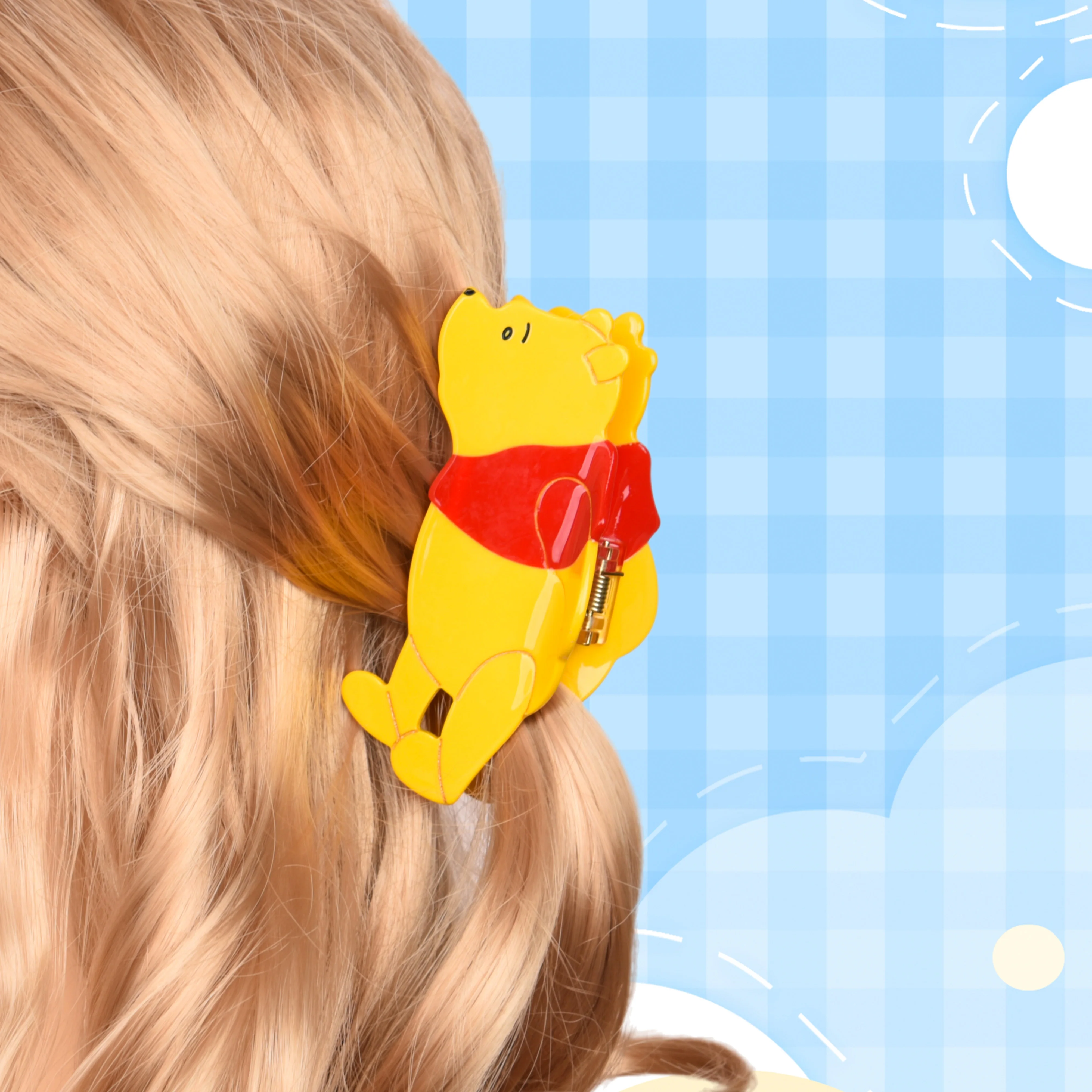 Nc niedlichen Cartoon kleinen Bären Haar Klaue Persönlichkeit Design Acetat Klaue Clips Krabben Haars pange für Mädchen Haarschmuck für Frauen