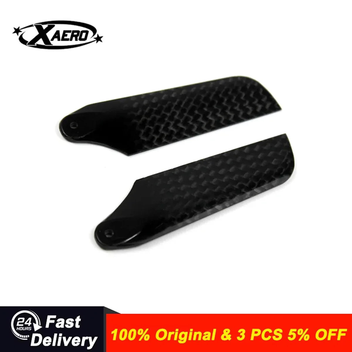 

Carbon Fiber Tail Rotor Blade for Tarot Align 450 Helicopter 450L 450 Pro DFC Sport V2 Remote Control RC Spare Parts 68mm