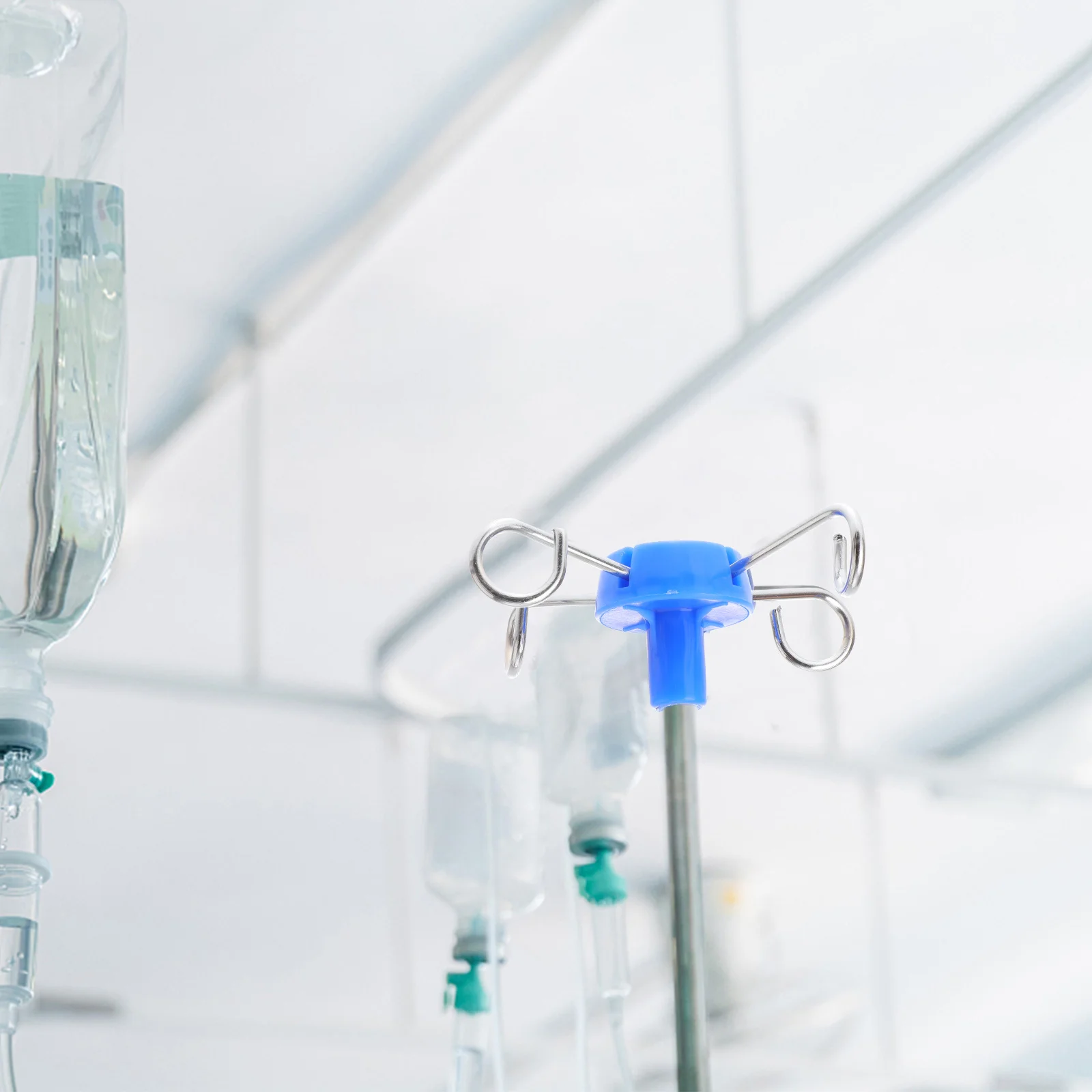 Infusion Stand Hook Stainless Steel Reliable Portable for Clinic Hospital Infusion Rack Part Easy Install Long Service Life