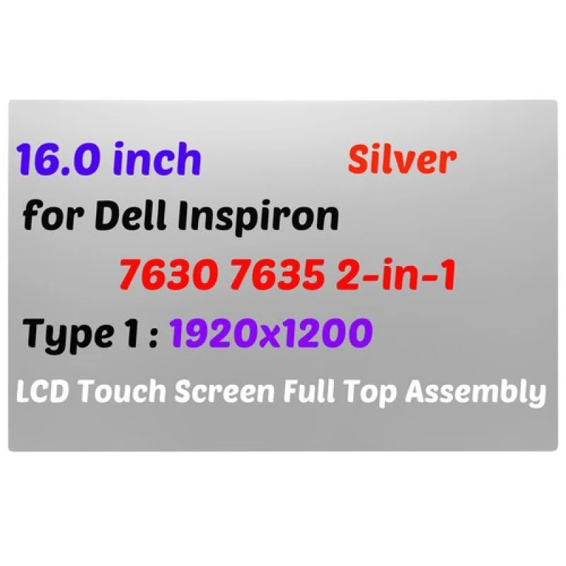 

A++16in Dell Inspiron 7630 7635 2-in-1 FHD LCD Screen Touch Panel Display Assembly