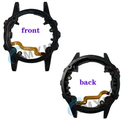 For Garmin Fenix 5 /5Plus Watch Case Middle Frame, Plastic Frame with Buttons, Button Maintenance Replacement Accessories