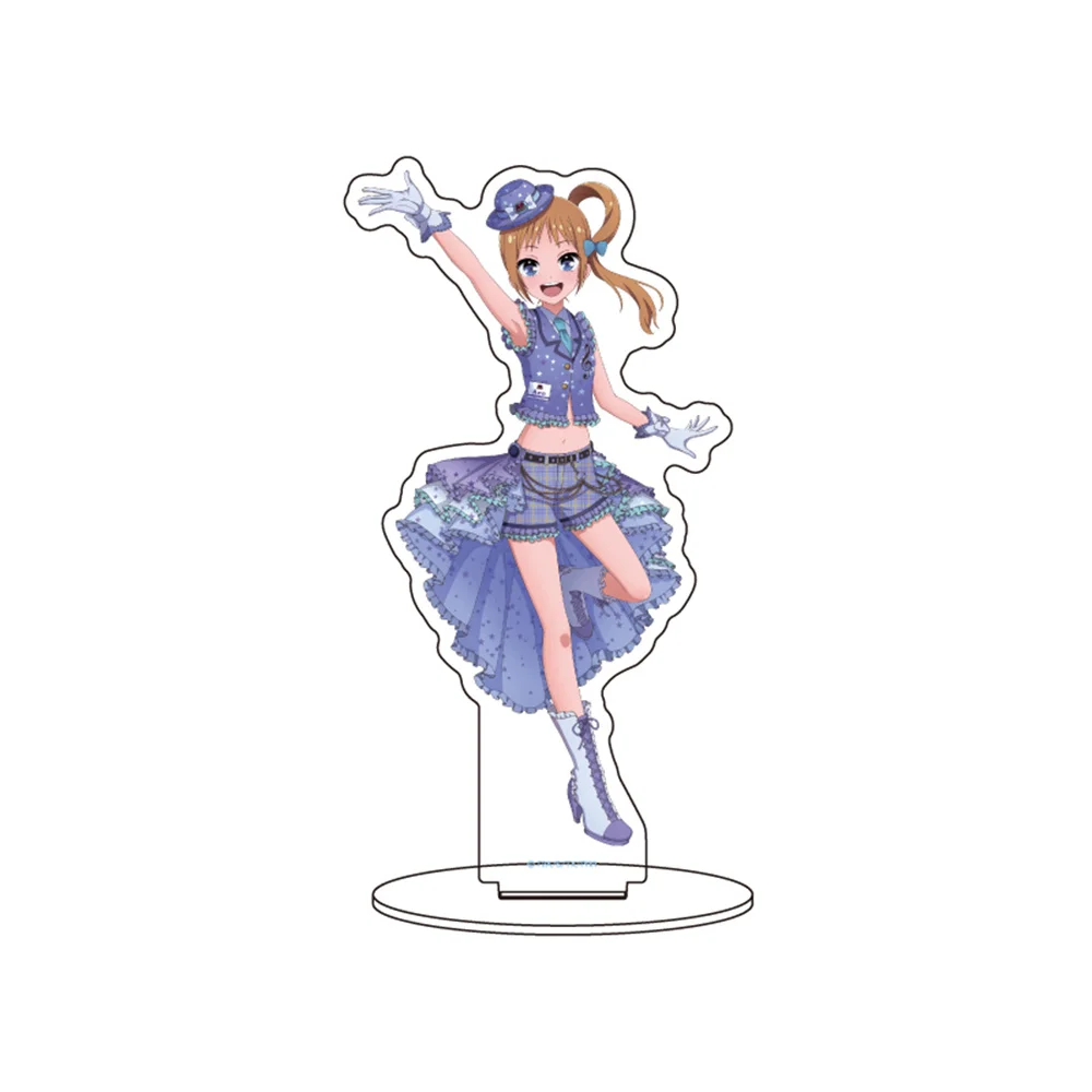 15CM Charm Anime Rainbow Live station  Acrylic Stand Model Cosplay Characters Ornament Accessories Goods Collection Gifts