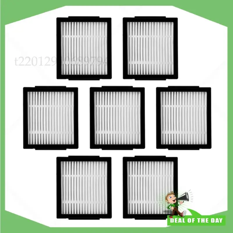 -ABPO 7 قطع لأجزاء ملحقات فلتر HEPA Irobot Roomba Combo J7+ جهاز آلي لتنظيف الأتربة