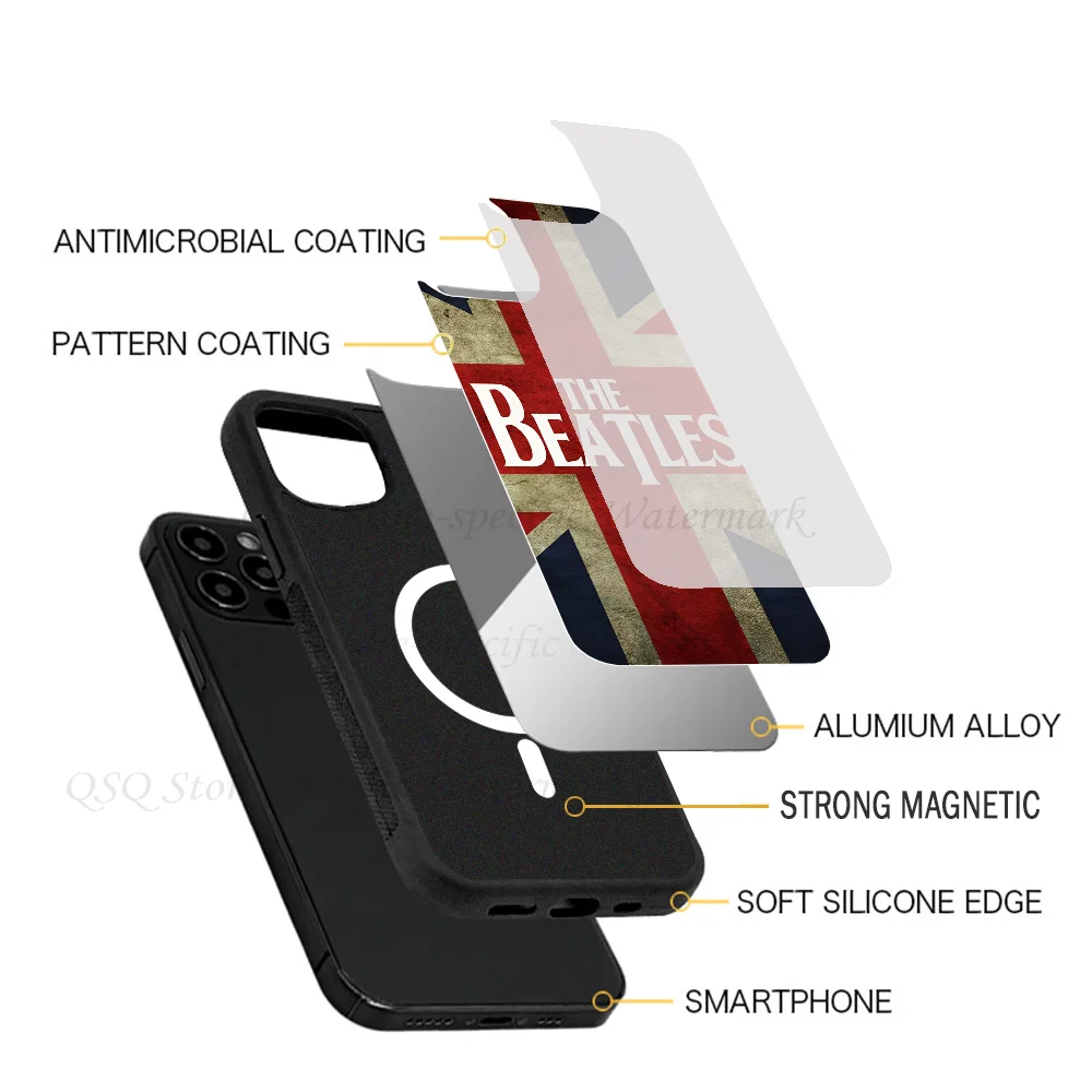 HD T -The B-Beatless Rock Band Phone Cases For IPhone 15 14 13 Pro Max 11 12 Mini Alex Mirror TPU Shell