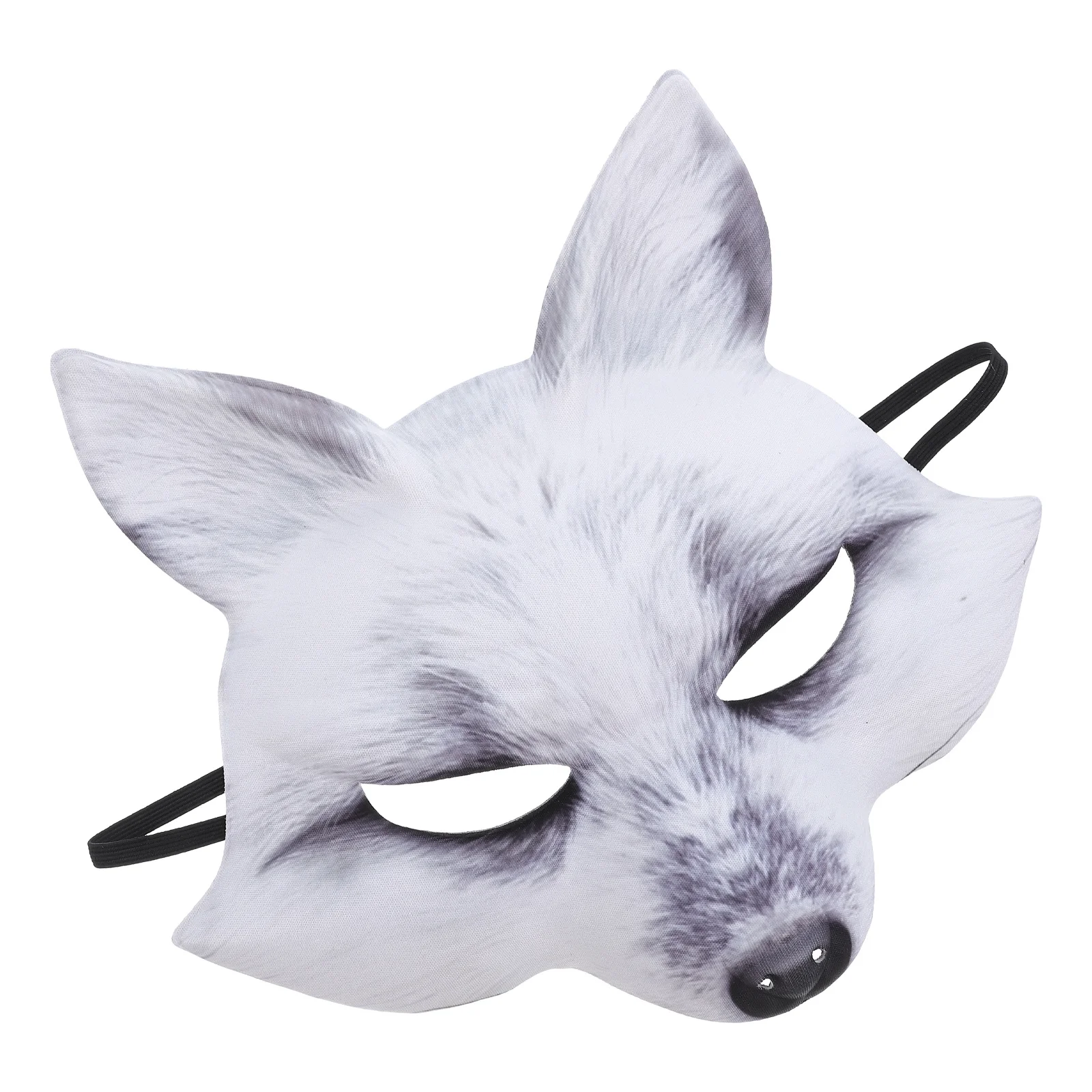 

Fox Half Face Mask Premium Lightweight Material for Halloween Masquerade Carnival Ball Fancy Dress Cosplay Costume