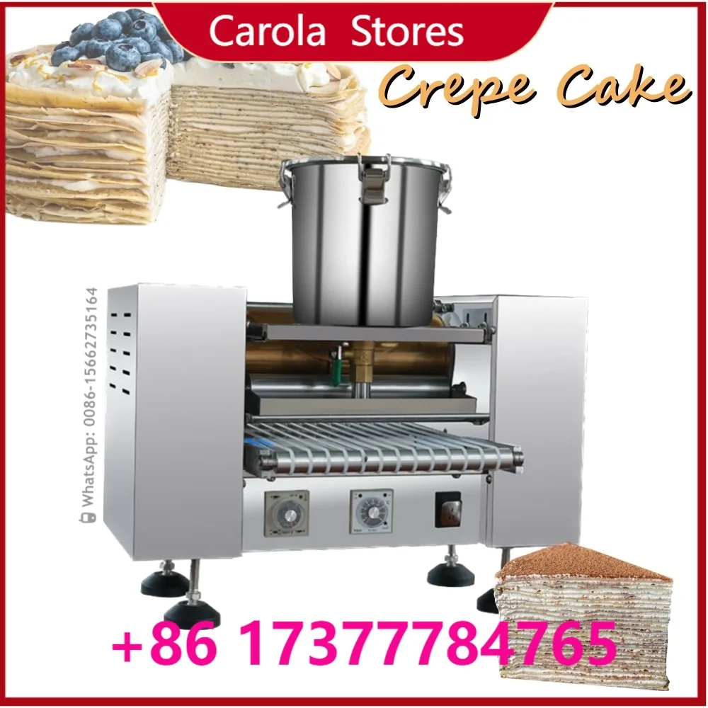 Automatic Melaleuca 6 Inch Pancake Crepe Cake  Maker Machine Multi-Function Matcha Durian Cake Machine