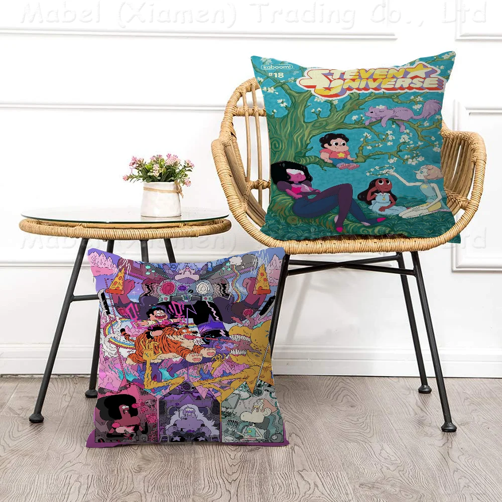 Steven Universe Pillowcase Toon Gift Cushion Cover Bedroom Home Sofa Chair Seat Decor Pillow Case