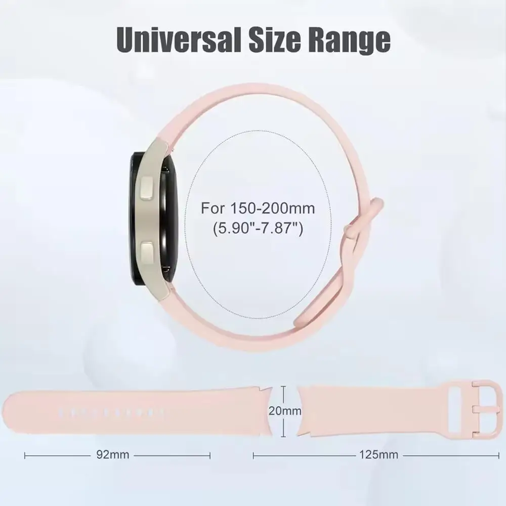 حزام الموقع الرسمي لساعة سامسونج جالاكسي 7 FE 44 مللي متر 40 مللي متر سوار سيليكون جالاكسي Watch6 4 6 كلاسيك 5 برو باند 43 مللي متر 47 مللي متر