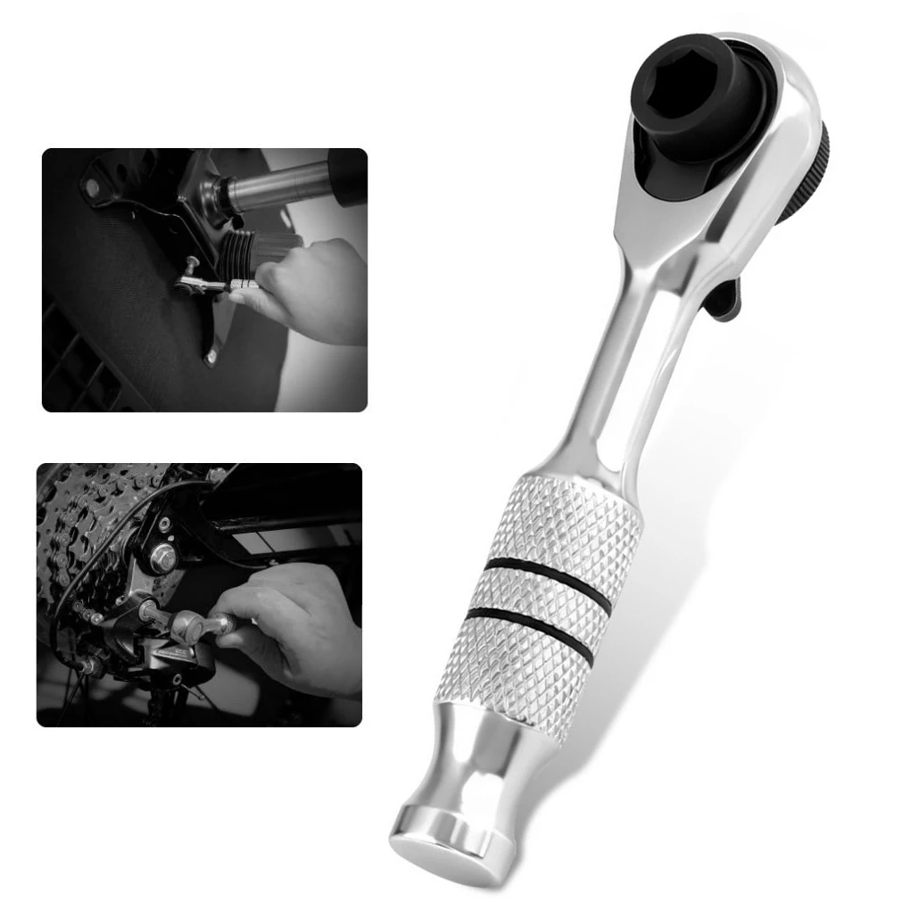 Ratchet screwdriver for 1/4 inch drive 72 teeth precision mechanism for quick release hex interface chrome vanadium steel build