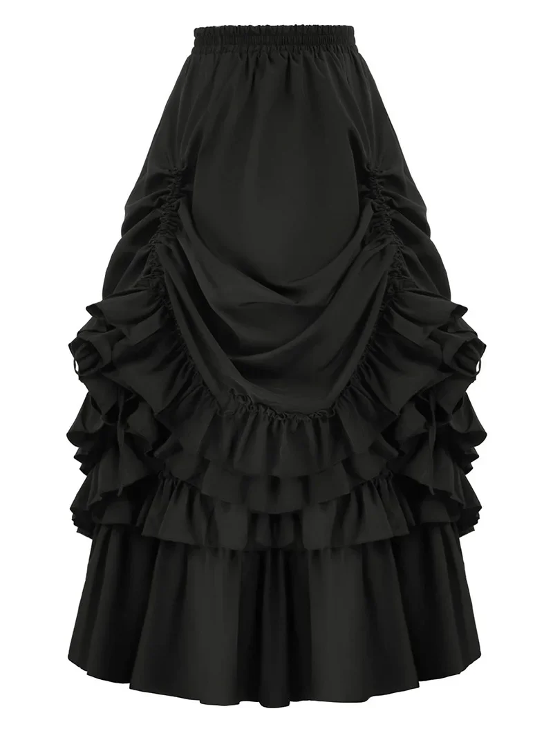 Women's Mid-century Retro Gothic Victorian Style Dress