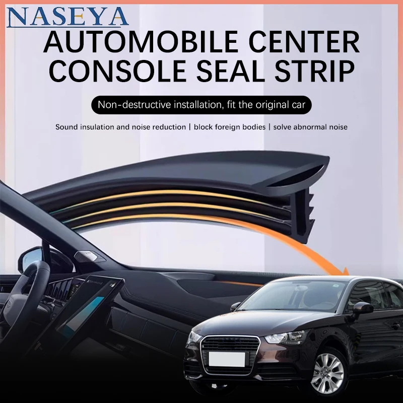 

For Audi A1 Sportback 8XA 8XF 2011-2019 Car Sealing Strips Dashboard Soundproof Rubber Strip Dustproof & Noiseproof Decoration