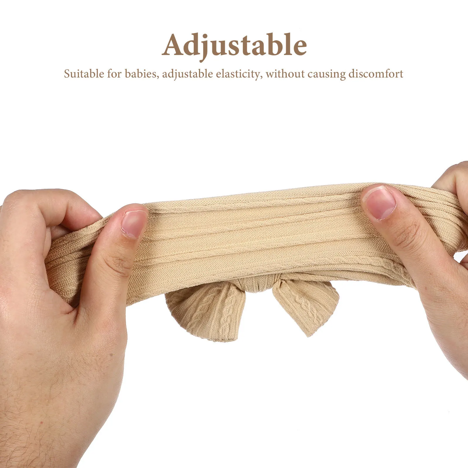 

2Pcs Baby Bow Headbands Soft Nylon Newborn Toddler Girls Cute Hair Accessories Party Headdress Baby Headbands Bow Headband