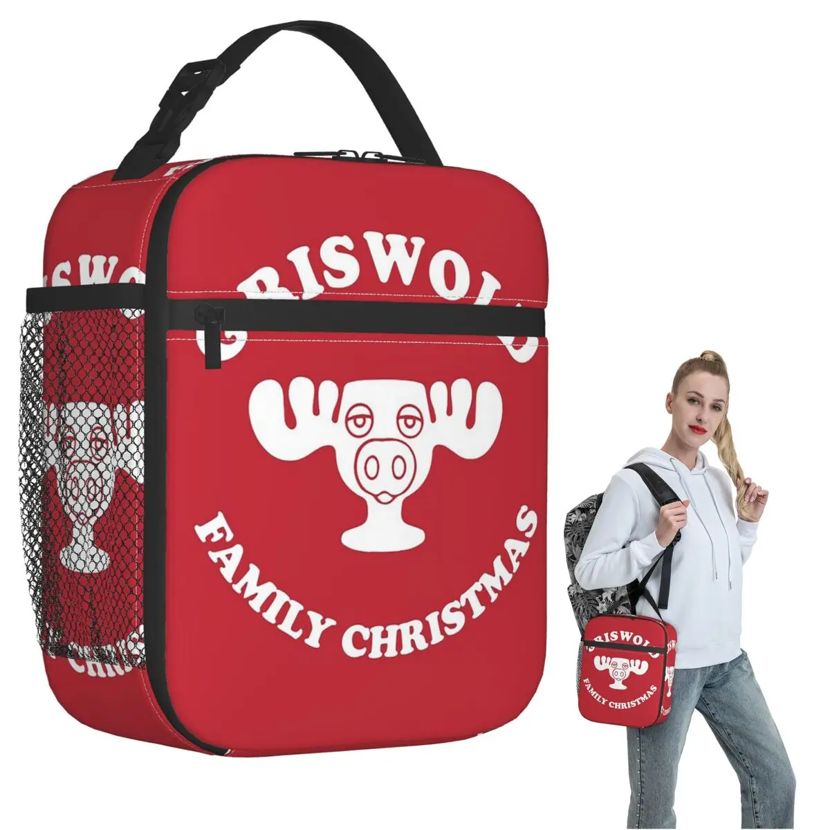 Griswold Family Christmas - Christmas Vacation Rant Insulated Lunch Bag Women Kids Leakproof Food Boxes Thermal Lunch Box Tote