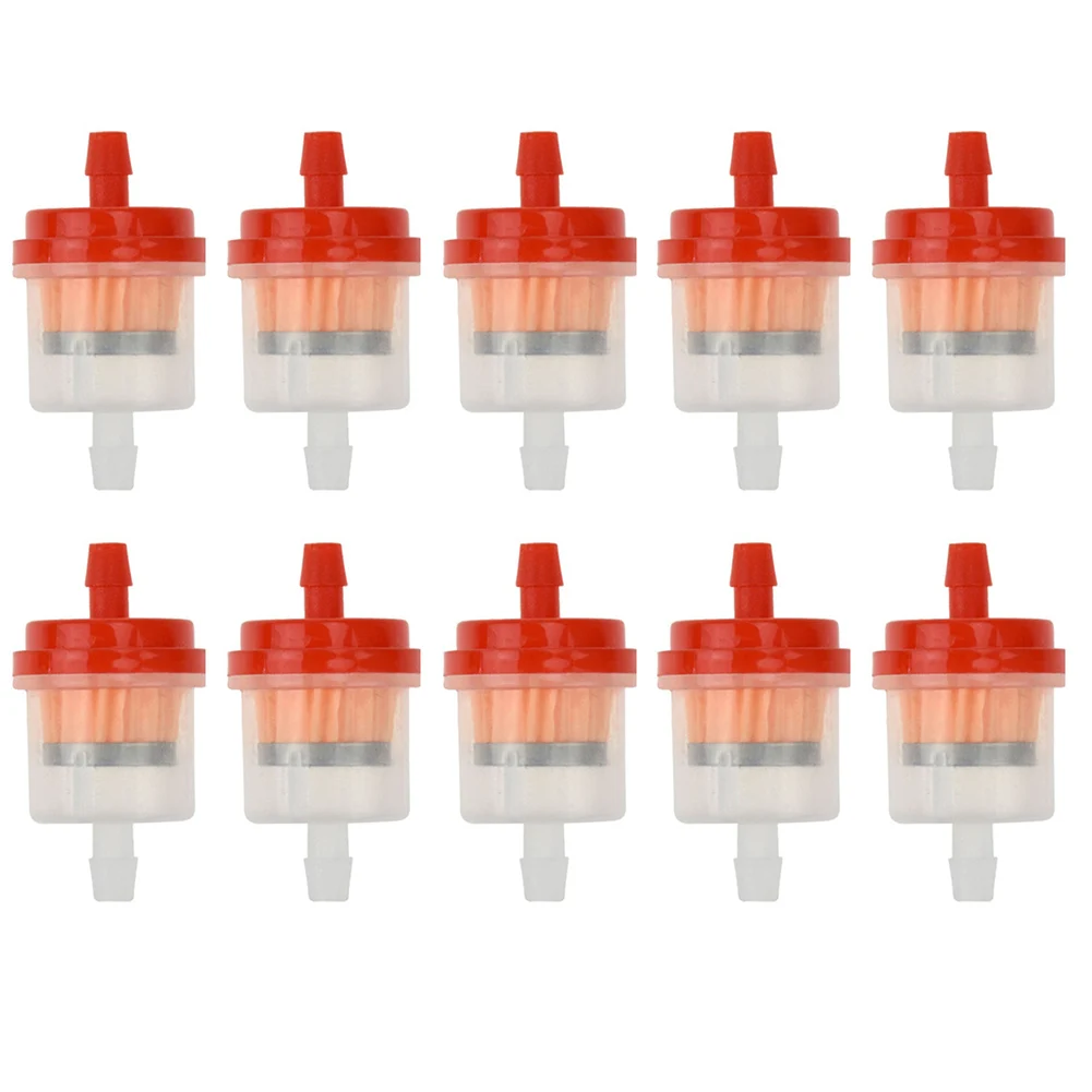 10PCS Fuel Oil Filters for Motorcycle Moped Scooter Petrol Engines Suitable for Replacing Damaged or Dirty Filters