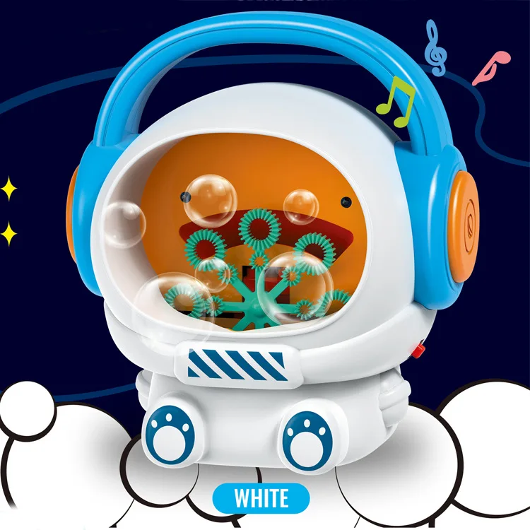 Cute Bubble Machine Outdoor Toy Funny Automatic Colorful Bubble Blower Maker Toys Kids Baby Music Electric Outdoor Indoor Toys