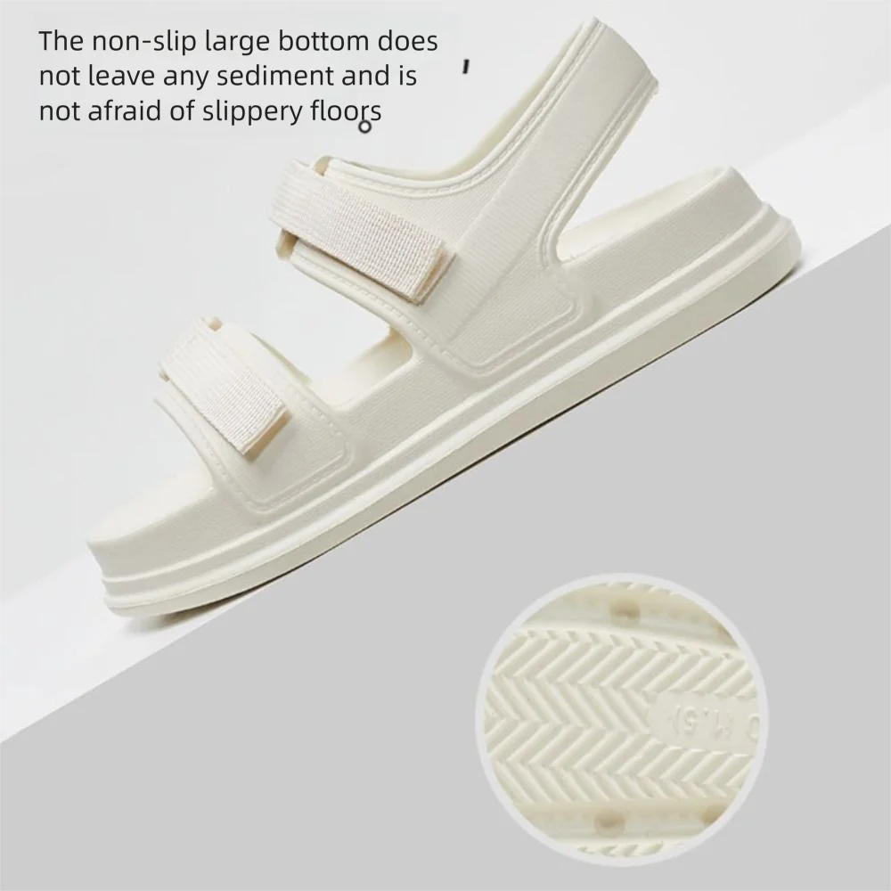 أزياء إيفا الصنادل سميكة القاع المفتوحة تو باطن سميكة الصنادل عارضة تنوعا عدم الانزلاق صندل مسطح الصيف