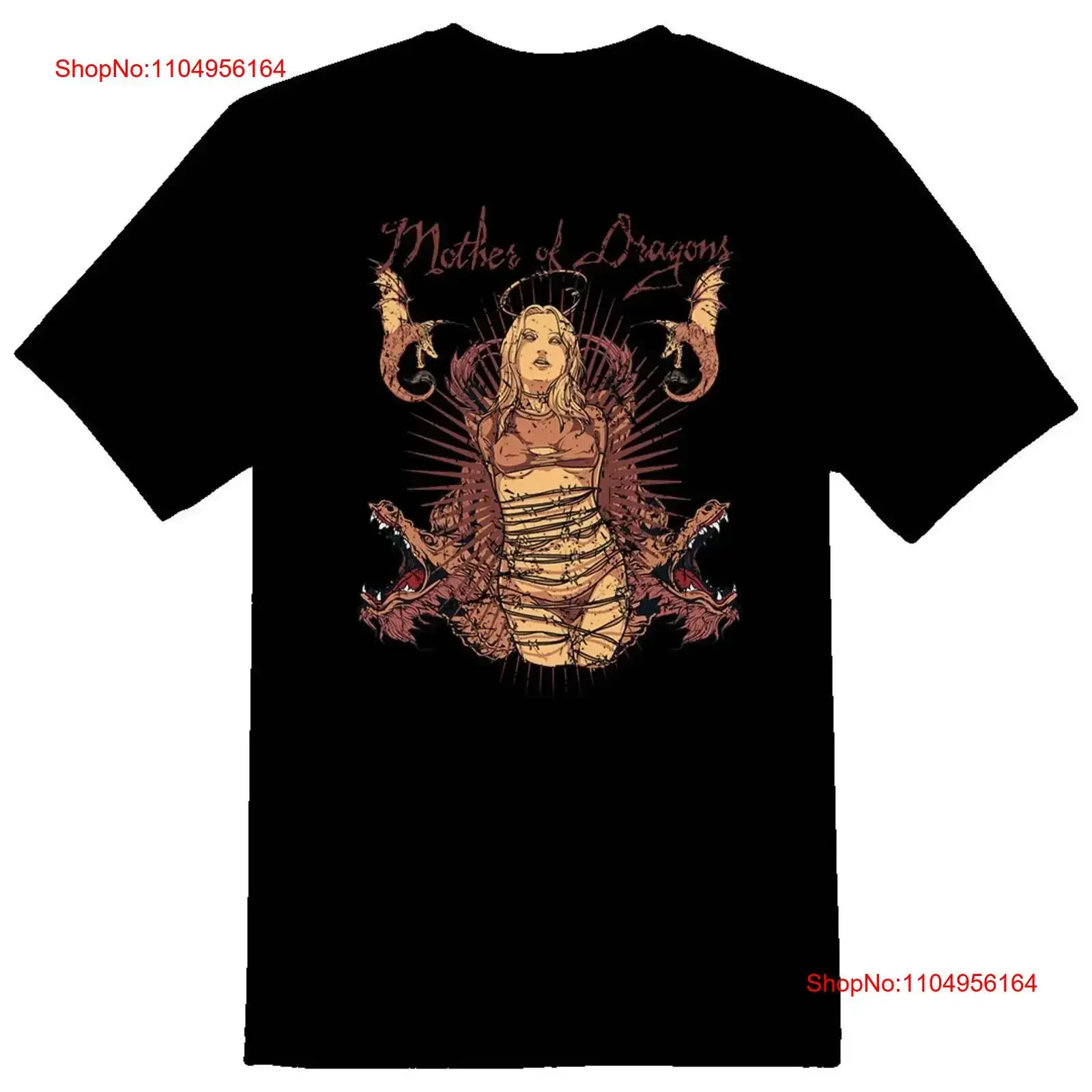 

Mother of all Dragons black or white T Shirt 082315 vintage Washed fashion Slightly Versatile Stretched streetwear graphic