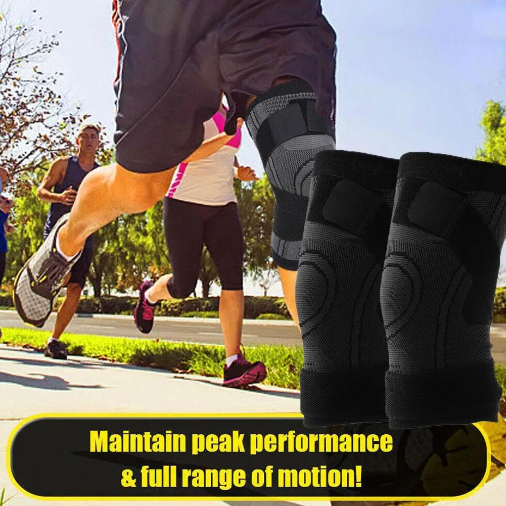 

1 Pair Knee Pads Compression KneePad Knee Braces For Arthritis Joint Support Sports Safety Volleyball Gym Sport Brace Protector