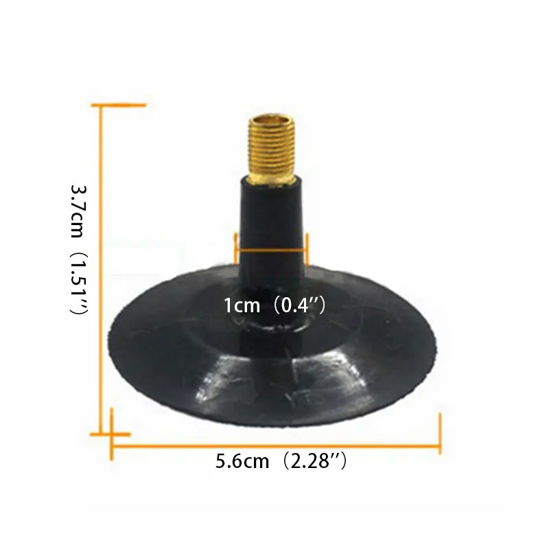 Image of 2 Stück TR13 Ventilreparatur-Set mit Unterlage für Kaltvulkanisierung, gerader Nippel für Tubeless-Scheiben, Radnippel