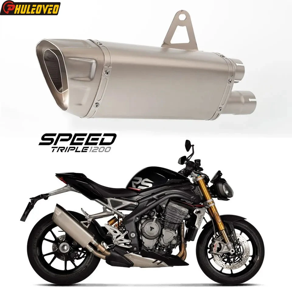 

For Triumph Speed Triple 1200 RS 1200 RR 2021 2022 2023 2024 Motorcycle Exhaust Escape Moto Muffler