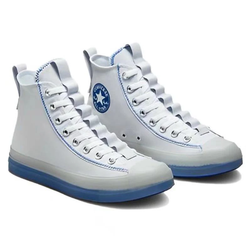 Converse Chuck Taylor All Star CX Explore Non slip and Durable High cut Canvas Shoes for Men and Women in Blue and White