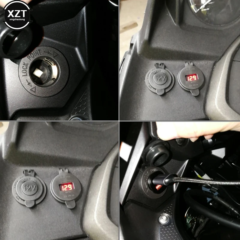 12V Waterproof Cigarette Lighter Socket for Car Boat Motorcycle Truck Cigarette Lighter Sockets Power Plug Outlet