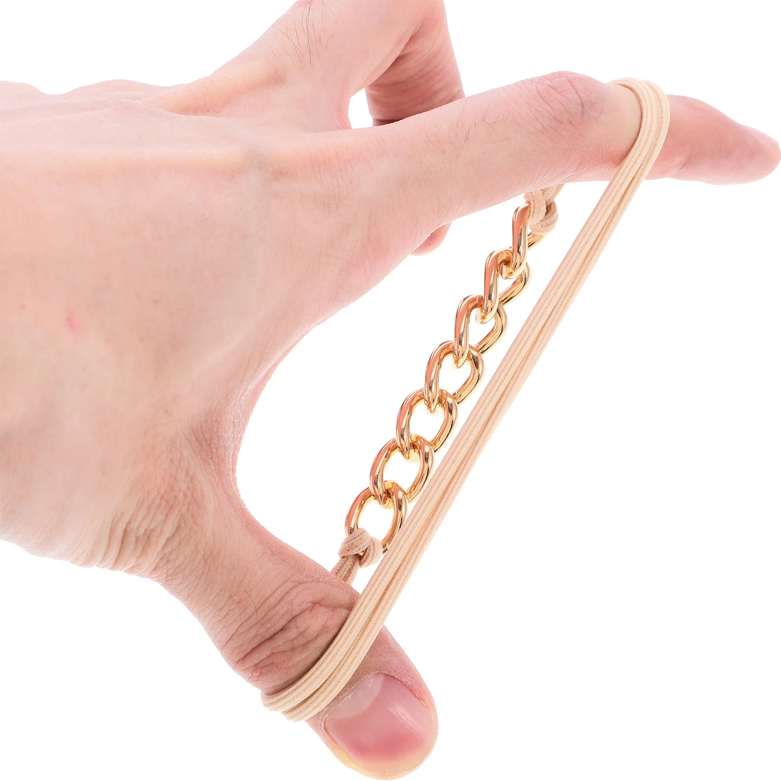 

3Pcs Elastic Hair Scrunchies Stylish Women Girls Accessory Secure Tight Hold Durable Alloy Material Various Hairstyles