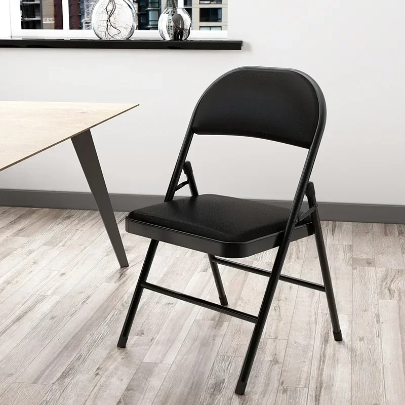 Foldable Back Chair Home Chair Portable Office Chair Conference Chair Computer Chair Dining Chair Dormitory Simple Stool