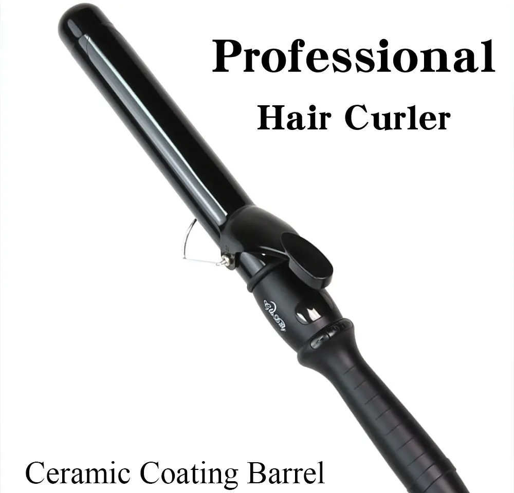 Ceramic Hair Curler 38mm Hair Styling Tools LCD Curling Iron Digital Magic Curling Wand Irons