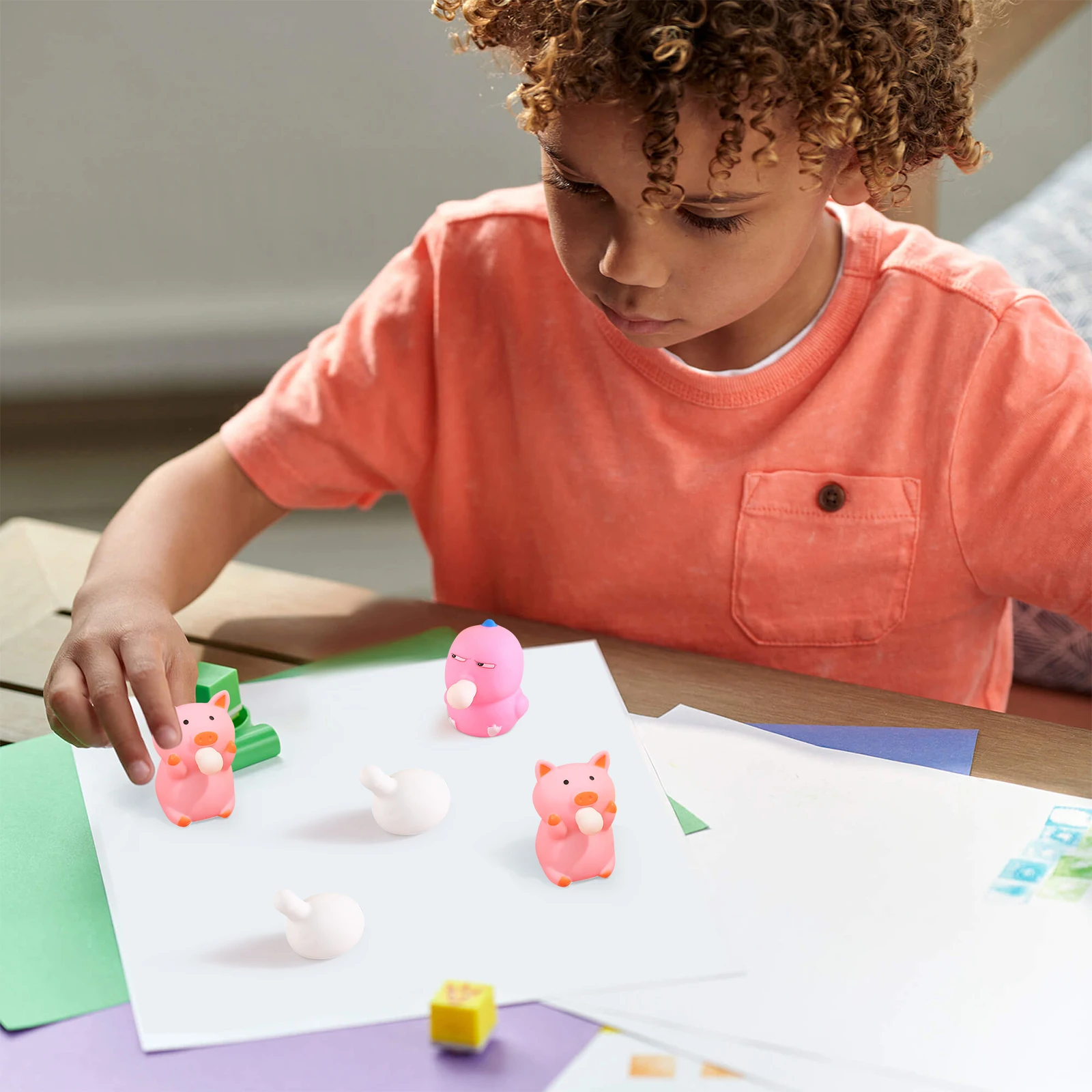 10 قطعة سيليكون ضغط فقاعة إدراج DIY بها بنفسك الإجهاد الإغاثة الدعائم اللمس اللعب الحسي استبدال مكون الكرة الداخلية #1