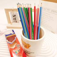 12PCS stationery set HB pencil student stationery school gift daily use painting sketch with eraser boy and girl