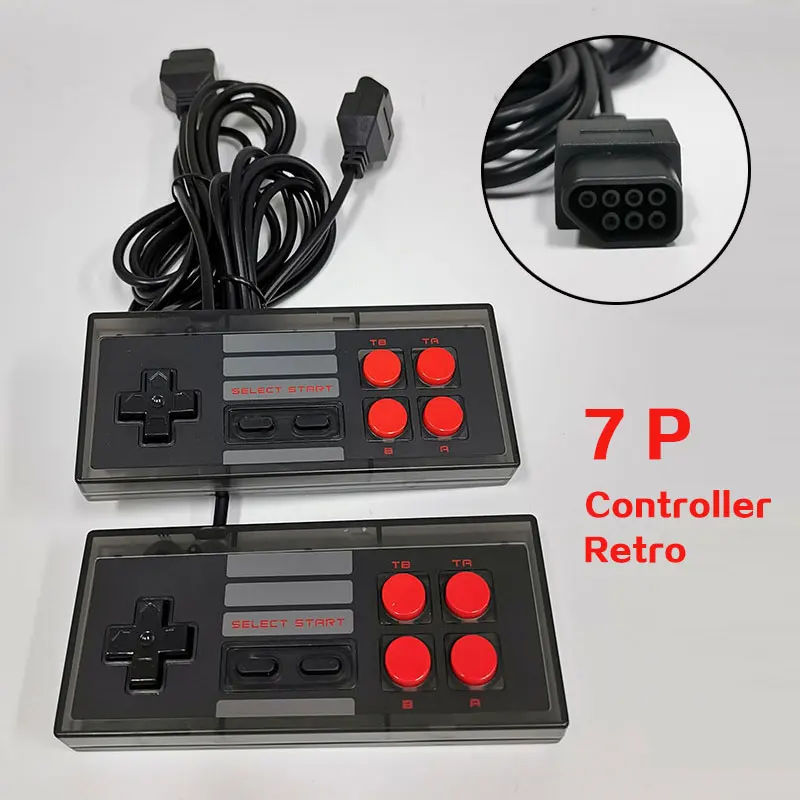 7P Game Pad Controller voor NES Game Console Game 8-bit Retro Game NES-handvat