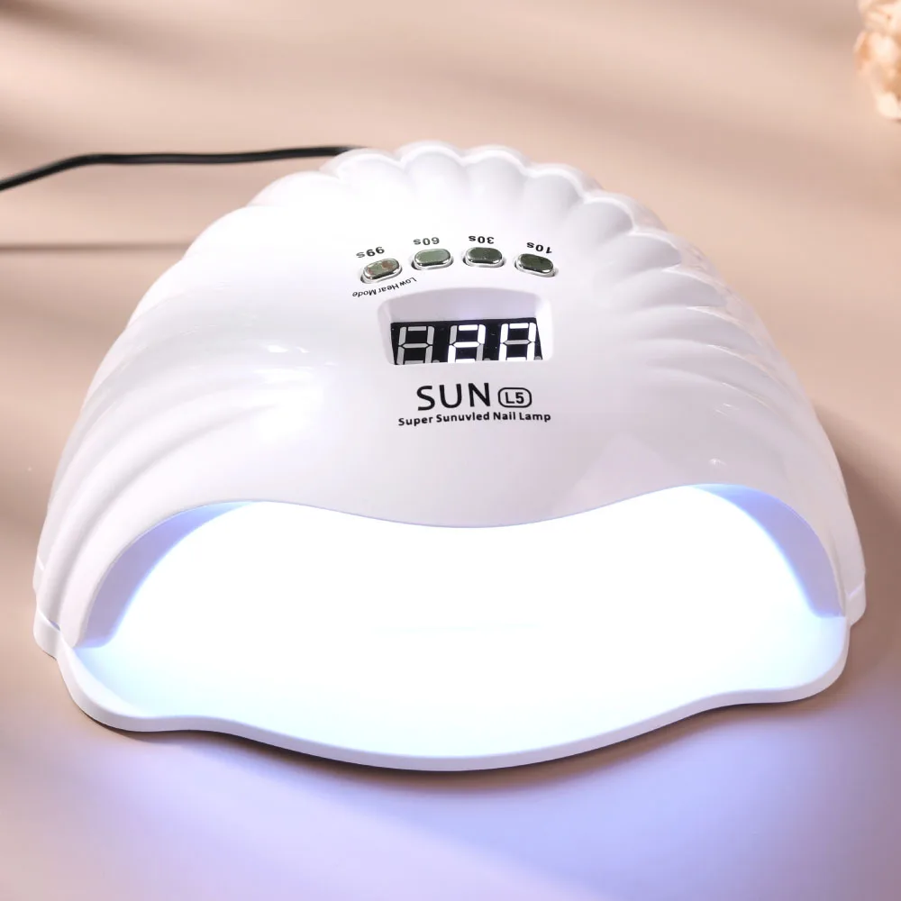 HALAIMAN Lâmpada De Secagem De Unhas, Luz UV para Unhas De Gel, Suprimentos para Profissionais, Material Da Lâmpada Do Prego, LED Tudo Para Manicure, 150W