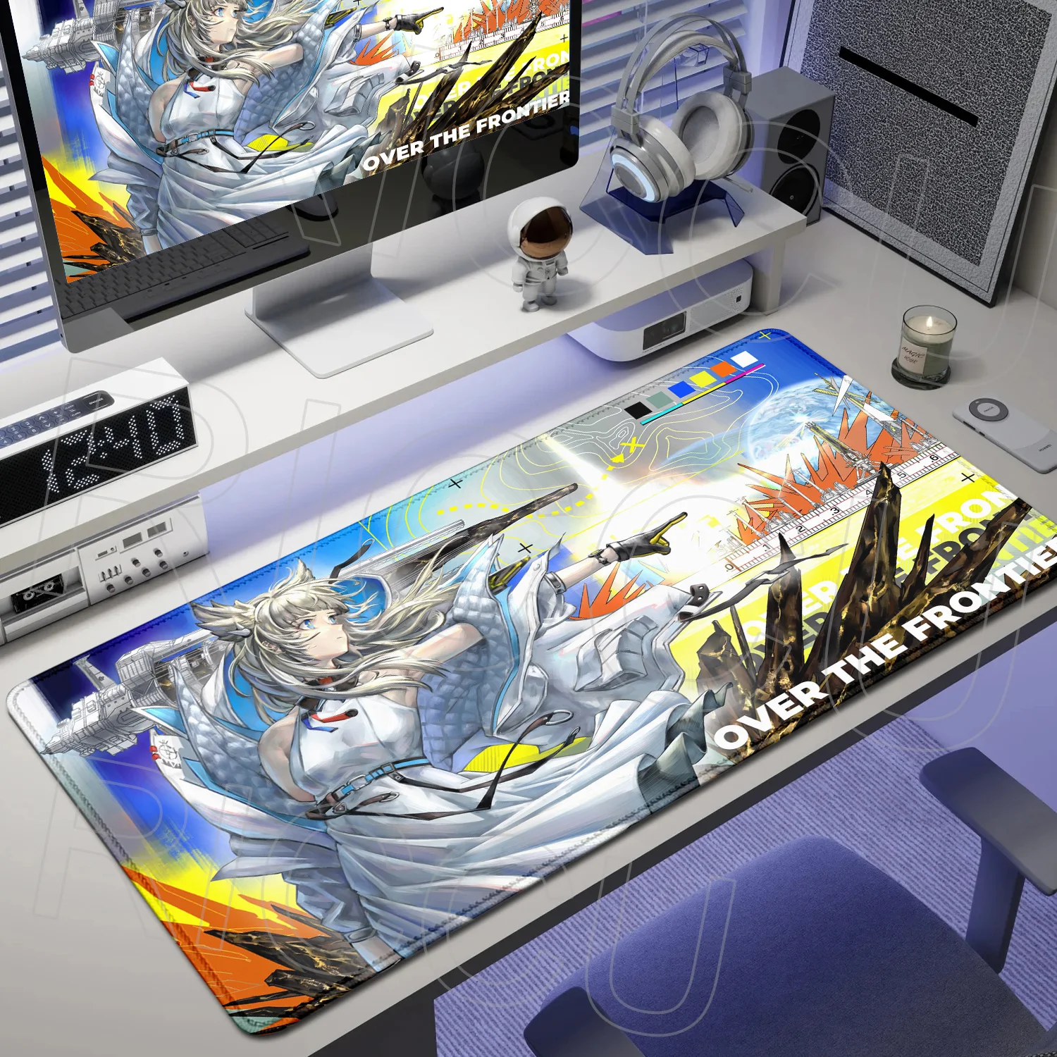 XXL HD Printing Arknights Endfield Perlica Mouse Pad Game Non-slip Natural Rubber Gaming Large