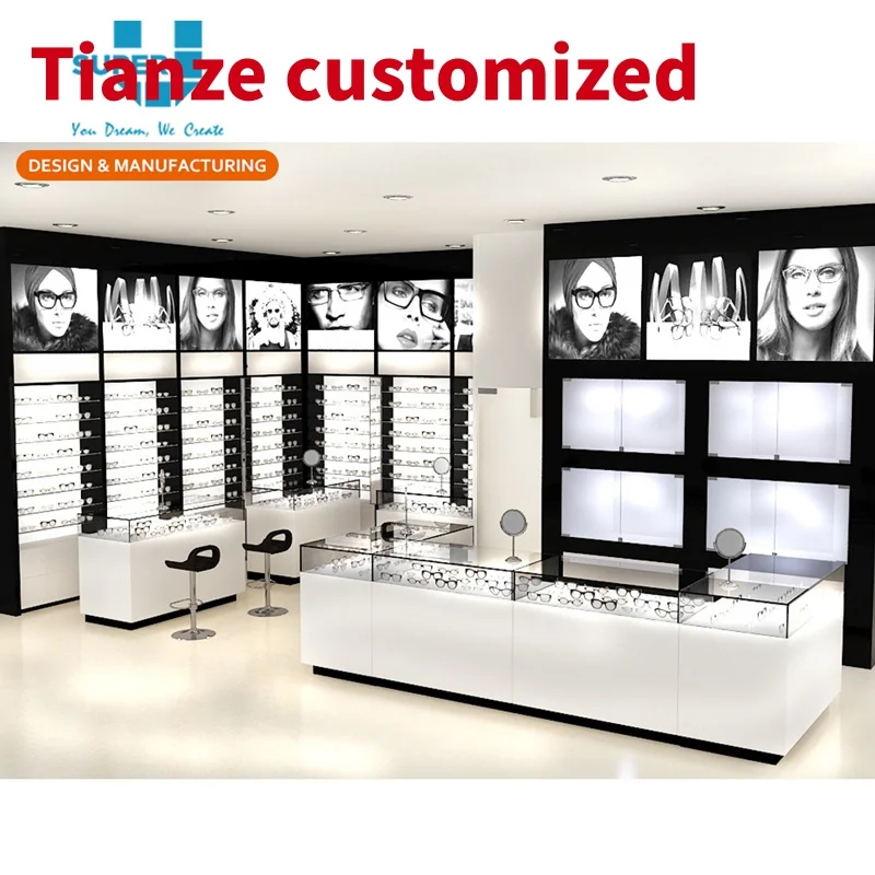 

(customized)Optical Shop Furniture Sunglasses Optical Display Cabinets Showcase Retail Cabinet Glasses