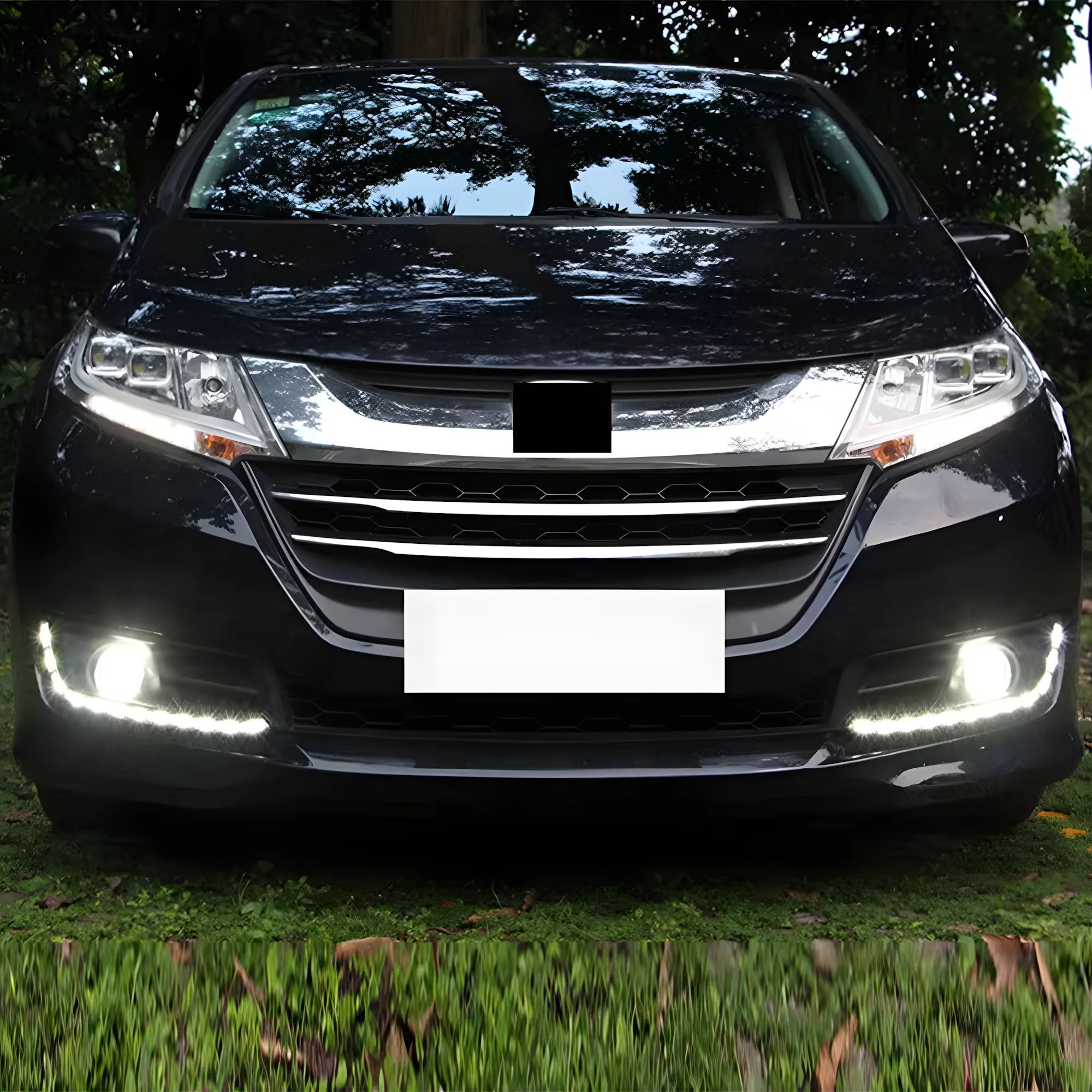 

Для Honda Odyssey 2014-2017 обновленный передний бампер светодиодный мигающий дневные ходовые огни автомобильные фонари в сборе аксессуары для инструментов