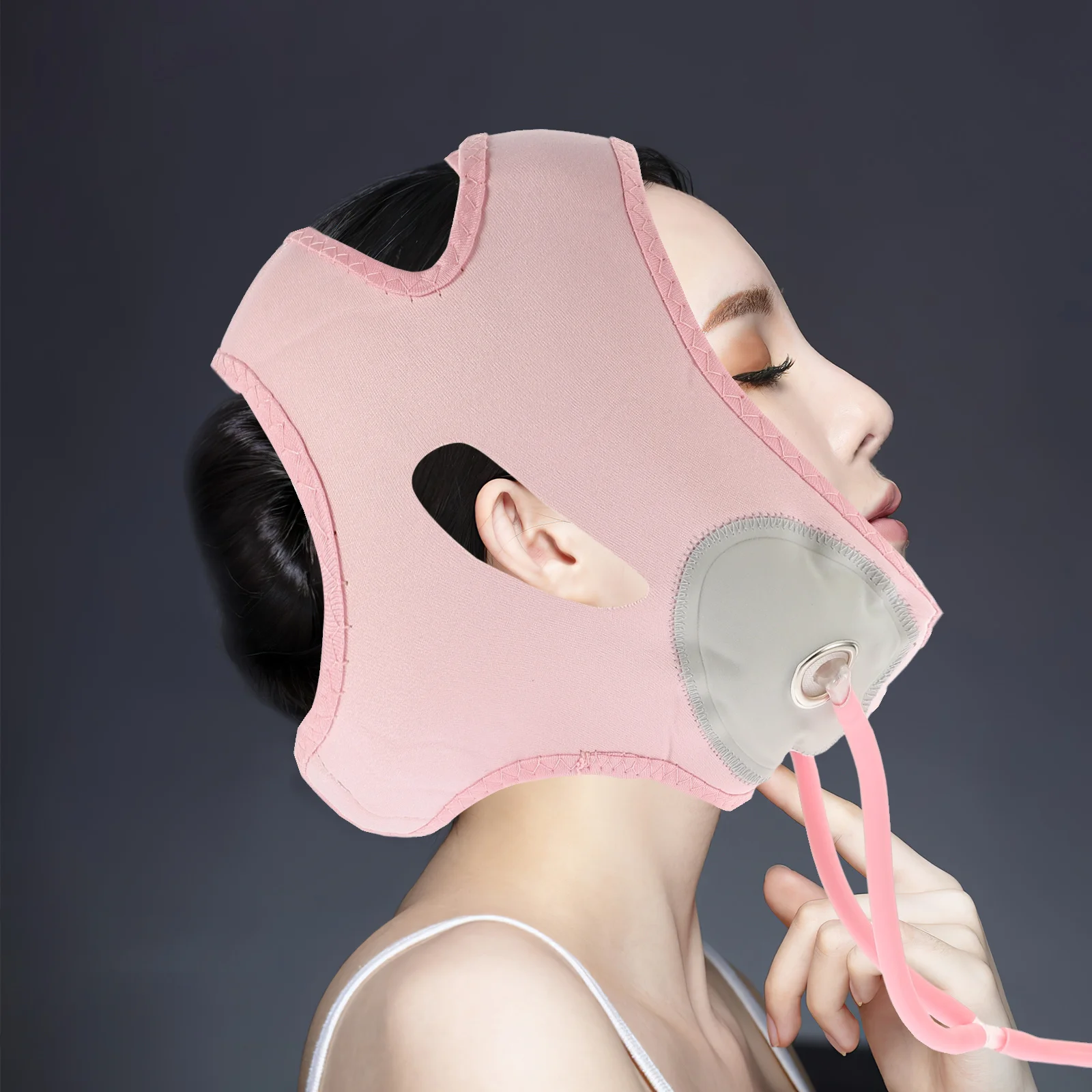 

1Pcs Face Lifting Band Inflatable Structure Easy Use Breathable Slim Face Shaper Girl Beauty Facial Firming Band