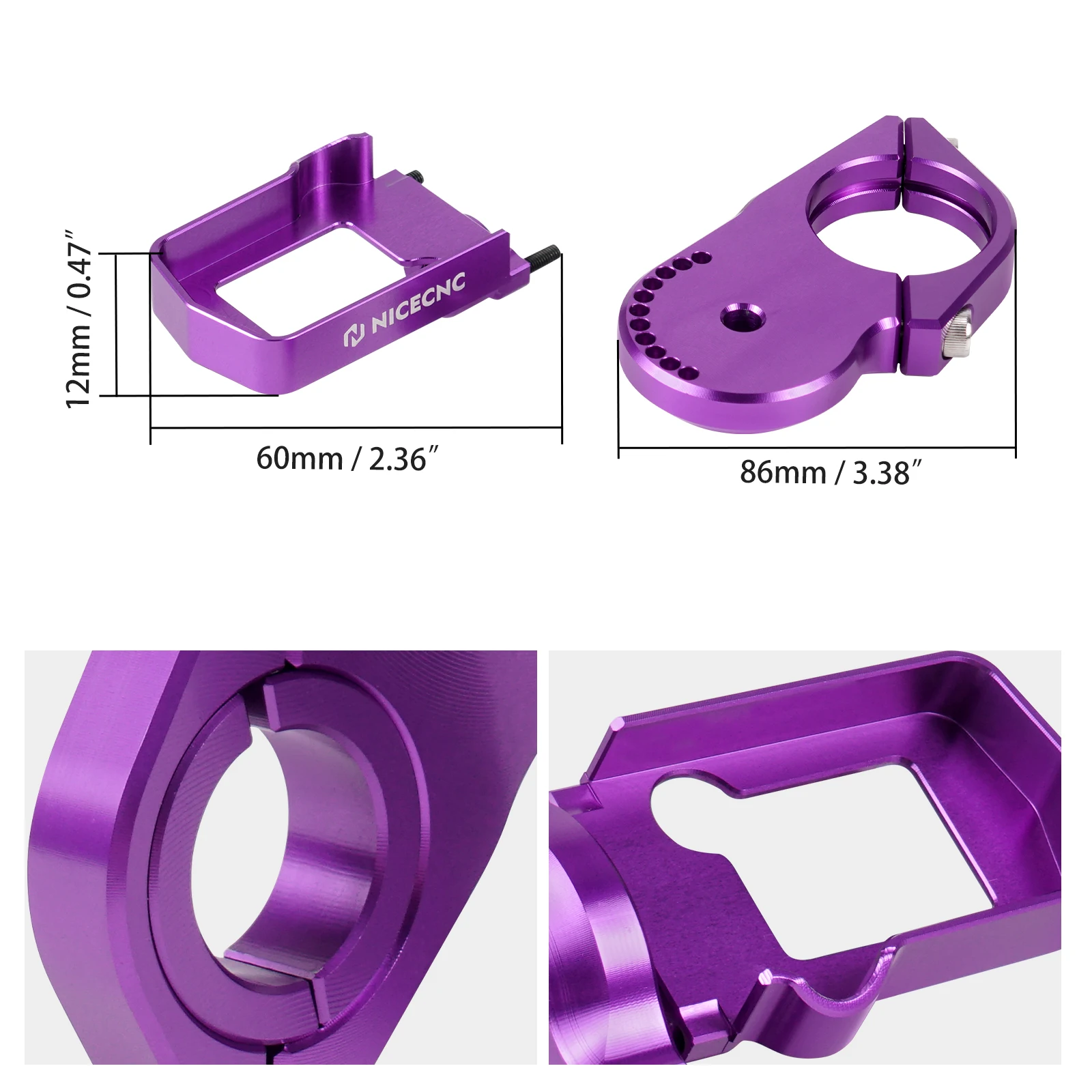 For Surron Light Bee X S L1E Digital Display Relocation Bracket Front Rear Brake Levers For Segway X160 X260 Electric Dirt Bike