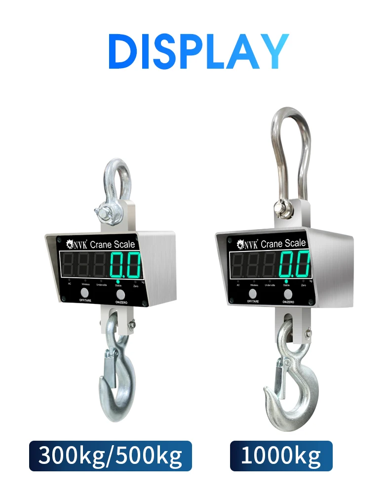 1톤 OCS 전자 훅 크레인 행잉 스케일 디지털 크레인 스케일 전자 저울 훅 행잉