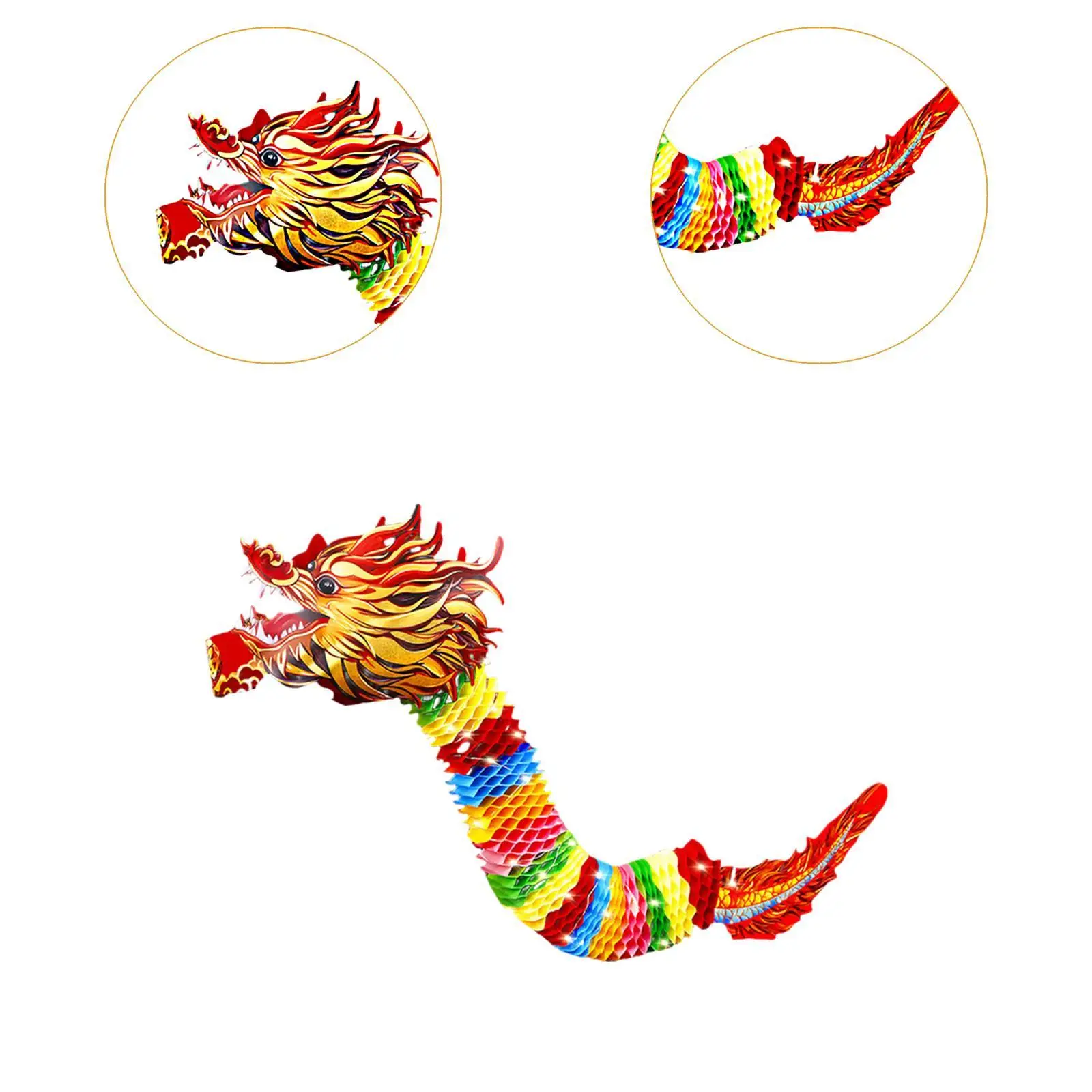 Chinese New Year Photo Prop 3D Paper Decoration for Spring Festival Party