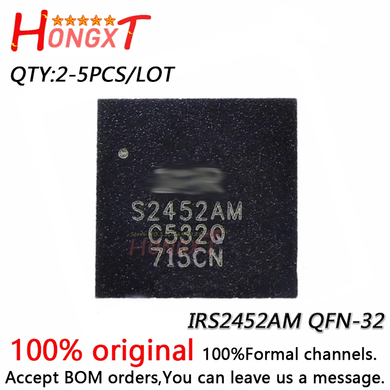 

2-5PCS 100% NEW IRS2452AM QFN-32.