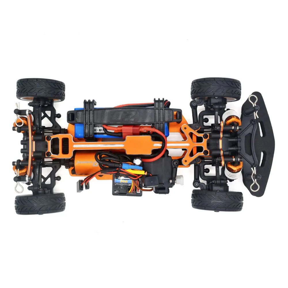 ZD Racing EX-16 1/16 RC Car 40km/h High Speed Brushless Motor 4WD Remote Control Vehicles RTR Model For RC Tourning Car On-Road