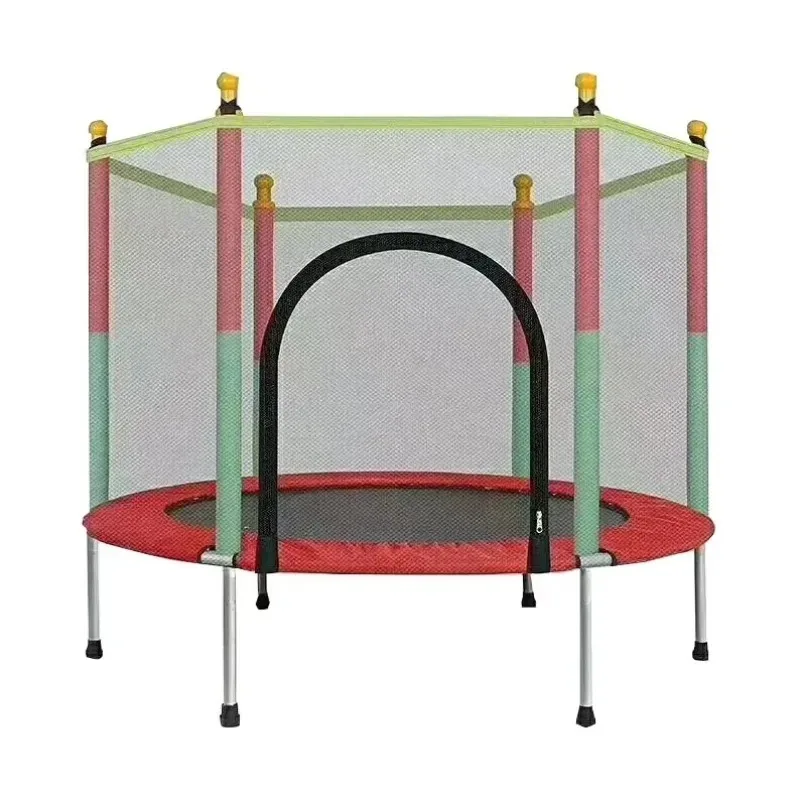 

1.4m Indoor Trampoline for Children, Outdoor Compact Fitness Trampoline, Ideal Choice for Recreational Jumping Activities