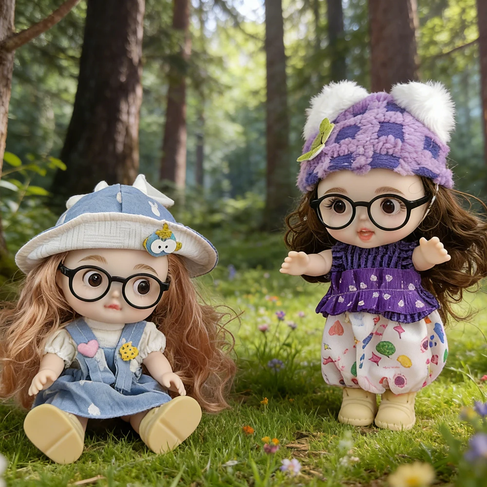 26cm Urocza Lalka Reborn z Dużą Główką, Grubas, Zabawka do Przebierania, Idealny Prezent Urodzinowy, Ozdoba na Biurko